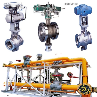 Pressure / Flow Control Skid Clothes And KOSO Valve With 3620R/3500R/3500L/3600R/3600L/3620R/3620L Solid State Electronic Actuators Complete Set