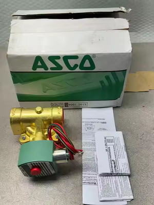 ASCO 3/8 2/2 Way Positioner Solenoid Valve Brass and Stainless Steel Body