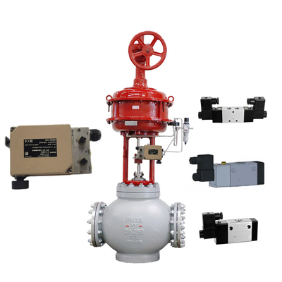 Asco Solenoid Valves And Samson 4763 Positioner For Samson Flow Control Valve
