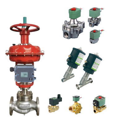 Multi-turn Actuators SA and SAR by AUMA With SAMSON 3725 HART Pneumatic Valve Positioners And ASCO Solenoid Valve In Stock