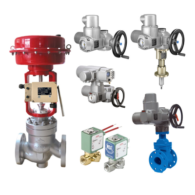 AUMA SA 07.2 To 16.2 SAREx 25.1 To 40.1 Multi-Turn Actuator With SAMSON 4763 Control Valve And ASCO Solenoid Valve In Stock