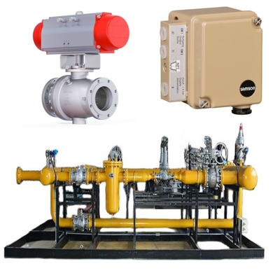 Valve Switching Skid Equipped With Samson Valve Model 44-11  Solenoid Valve Model 3962, And A Limit Switch Model 4747