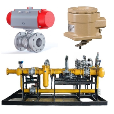 Valve Switching Skid Equipped With Samson Valve Model 44-11  Solenoid Valve Model 3962, And A Limit Switch Model 4747