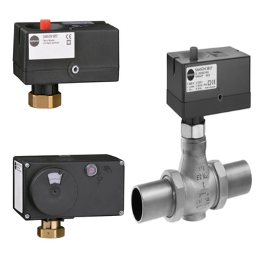 Samson valve 3222 electric valve, along with Samson 5857, 5757, 5724, and 5725 electric actuators, form a complete set.