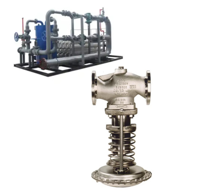 Fuel Gas Skid Mounted With Samson 41-23 Pressure Reducing Valve Stainless Steel Self-operated Pressure Regulators