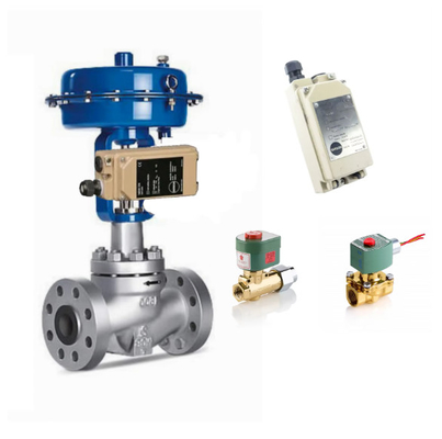 Samson 3767 positioner with Samson3241 valve and 3271 pneumatic actuator SMC AW20 filter pressure reducing valve