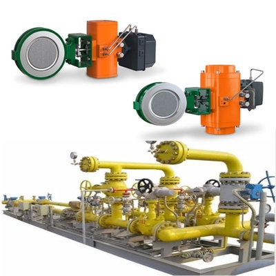Fisher Butterfly Valve With Bettis Pneumatic Actuator And DVC6200 Controller