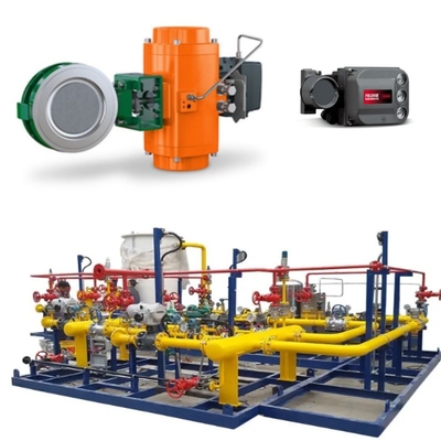 Fisher Butterfly Valve With Bettis Pneumatic Actuator And DVC6200 Controller