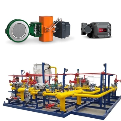 Fisher Butterfly Valve With Bettis Pneumatic Actuator And DVC6200 Controller