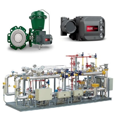 Valve Switching Skid With Fisher 8590 Butterfly Valve 2052 Actuator And DVC6200 Intelligent Valve Controller