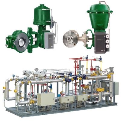Valve Switching Skid With Fisher V250 Control Valve With 1061 Pneumatic Actuator 3610/3620J/3620JP Valve Positioner