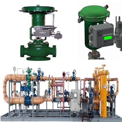Valve Switching Skid With Fisher YD/YS Three-Way Cage-Guided Valves 3582i Mechanical Valve Positioner With 667 Pneumatic Head