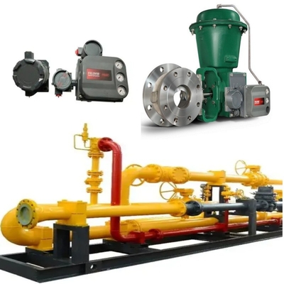 Valve Switching Skid Is Equipped With Fisher 2052 Actuator And DVC6200Digital Valve Controller Fisher V500 Control Valve