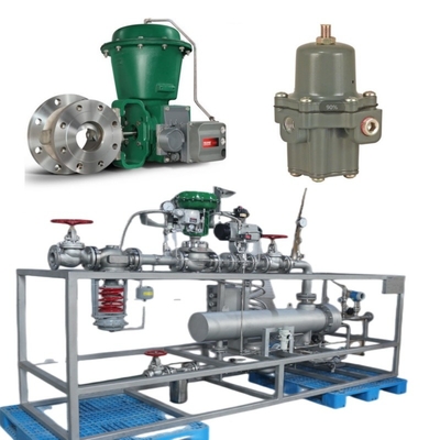 Valve Switching Skid Is Equipped With Fisher 2052 Actuator And DVC6200Digital Valve Controller Fisher V500 Control Valve