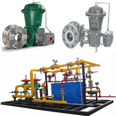 Valve Switching Skid Is Equipped With Fisher 2052 Actuator And DVC6200Digital Valve Controller Fisher V500 Control Valve