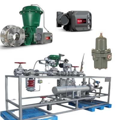 Valve Switching Skid Is Equipped With Fisher 2052 Actuator And DVC6200Digital Valve Controller Fisher V500 Control Valve