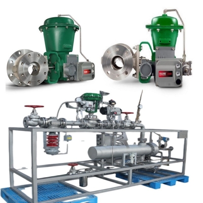 Valve Switching Skid Is Equipped With Fisher 2052 Actuator And DVC6200Digital Valve Controller Fisher V500 Control Valve