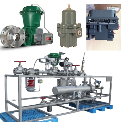Valve Switching Skid With EMERSON Fisher V150/V200 /V300 Control Valve 1061/2052 Pneumatic Actuator DVC6200 Positioner