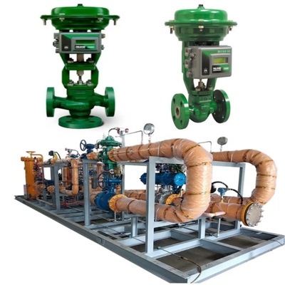 Flow Control Valve Skid With EMERSON Fisher GX Control Valve And Actuator With DVC6200/DVC2000 Valve Positioner