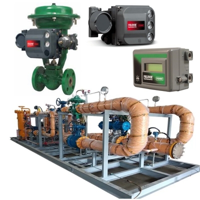 Flow Control Valve Skid With EMERSON Fisher GX Control Valve And Actuator With DVC6200/DVC2000 Valve Positioner