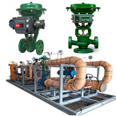 Flow Control Valve Skid With EMERSON Fisher GX Control Valve And Actuator With DVC6200/DVC2000 Valve Positioner