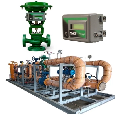 Flow Control Valve Skid With EMERSON Fisher GX Control Valve And Actuator With DVC6200/DVC2000 Valve Positioner