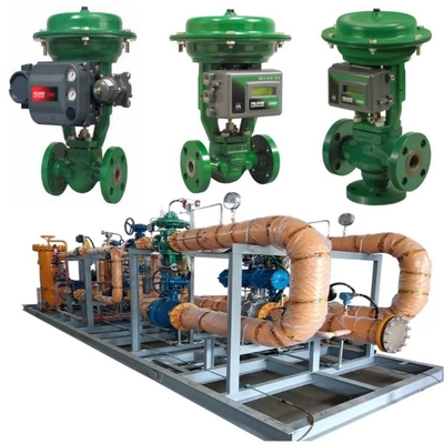 Flow Control Valve Skid With EMERSON Fisher GX Control Valve And Actuator With DVC6200/DVC2000 Valve Positioner