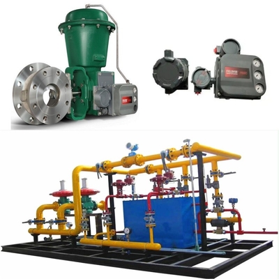 Flow Control Valve Skid with Fisher Vee-Ball V150/V200/V300 control valve 2052 actuator DVC6200 Positioner