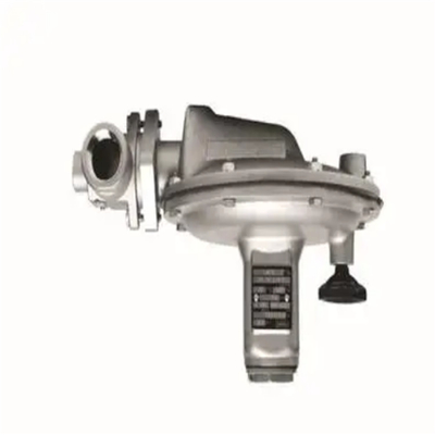 Natural Gas Valve Skid equipped with Emerson Fisher T205/T205M Series Regulators and WIKA Pressure Gauge