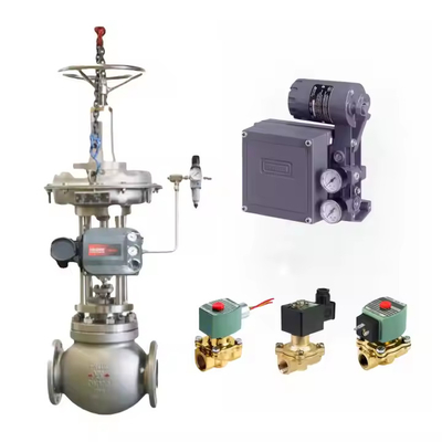 Fisher 67C Regulators And Chinese Control Valve Equipped With Fisher DVC6200 DVC2000 DVC510si Intelligent Valve Positioner