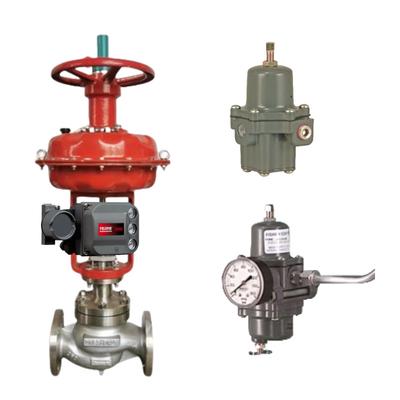 Fisher 67C Regulators And Chinese Control Valve Equipped With Fisher DVC6200 DVC2000 DVC510si Intelligent Valve Positioner