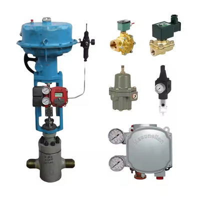 Straight Angle Type Top Guide Valve With Masoneilan SVI2 Valve Positioner And 78-40 Regulator Suitable For Electric Power