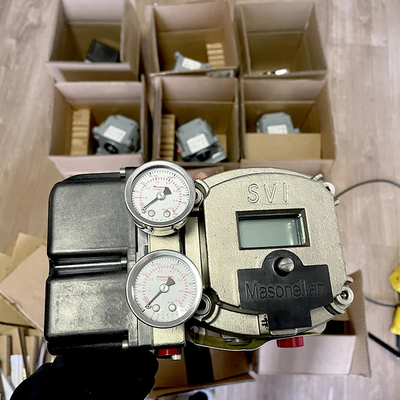 Straight Angle Type Top Guide Valve With Masoneilan SVI2 Valve Positioner And 78-40 Regulator Suitable For Electric Power