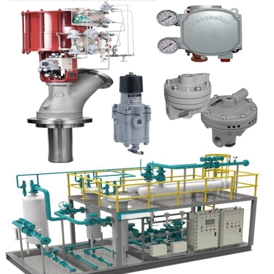 Pneumatic Control Valve With 4-20 MA Linear Control Signal And Flanged Connection For Pressure Range