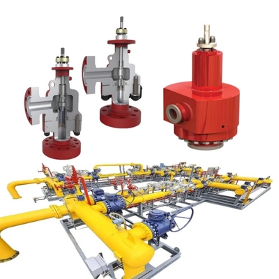 Flanged Control Valve Samson PN1.6~42MPa ANSI 150~2500LB With Conical Or O Ring Seat DN15~DN600