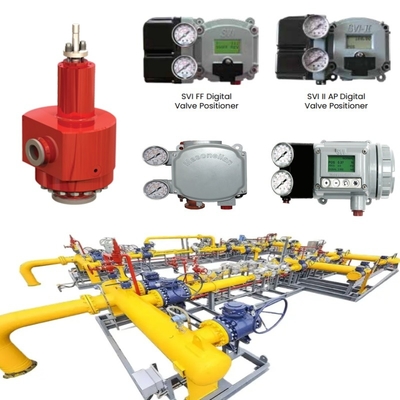 Flanged Control Valve Samson PN1.6~42MPa ANSI 150~2500LB With Conical Or O Ring Seat DN15~DN600