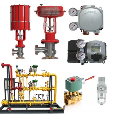 Valve Switching Skid Masoneilan 71000 Control Valve 87/88 Actuator SVI FF/SVI-3 ACSO Solenoid Valve SMC Voltage Regulator