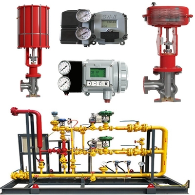 Valve Switching Skid Masoneilan 71000 Control Valve 87/88 Actuator SVI FF/SVI-3 ACSO Solenoid Valve SMC Voltage Regulator