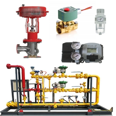 Valve Switching Skid Masoneilan 71000 Control Valve 87/88 Actuator SVI FF/SVI-3 ACSO Solenoid Valve SMC Voltage Regulator