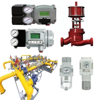 Masoneilan 49000 Control Valve 37/38 Actuator SVI1000/SVI II/SVI III Positioner ACSO Solenoid Valve SMC Pressure Reducing Valve