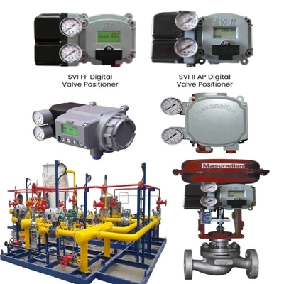 Flow Control Valve Skid With Masoneilan 21000 Series Single-pass Valve 87/88 Cylinder SVI FF SVI II AP Digital Valve Positioner