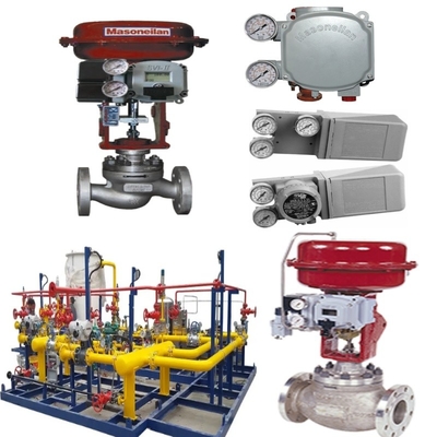 Flow Control Valve Skid With Masoneilan 21000 Series Single-pass Valve 87/88 Cylinder SVI FF SVI II AP Digital Valve Positioner