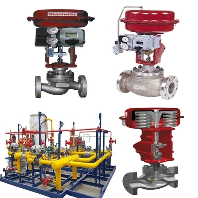 Flow Control Valve Skid With Masoneilan 21000 Series Single-pass Valve 87/88 Cylinder SVI FF SVI II AP Digital Valve Positioner