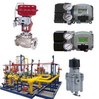 Flow Control Valve Skid With Masoneilan 21000 Series Single-pass Valve 87/88 Cylinder SVI FF SVI II AP Digital Valve Positioner