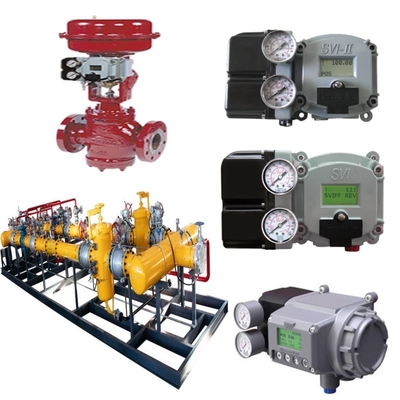 Valve Switching Skid With Masoneilan 10000 Carbon Steel Control Valve Type 87/88 Pneumatic Actuator SVI II SVI3 Valve Positioner