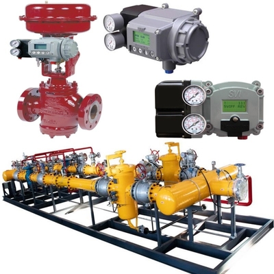 Valve Switching Skid With Masoneilan 10000 Carbon Steel Control Valve Type 87/88 Pneumatic Actuator SVI II SVI3 Valve Positioner