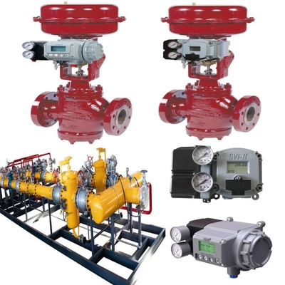 Valve Switching Skid With Masoneilan 10000 Carbon Steel Control Valve Type 87/88 Pneumatic Actuator SVI II SVI3 Valve Positioner