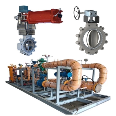 Valve Switching Skid Masoneilan 33000 Stainless Steel Butterfly Valve SVI1000 SVI II SVI3 Valve Positioner BR200 BR400 Amplifier