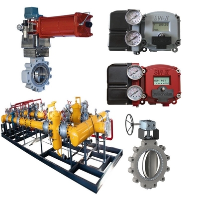 Valve Switching Skid Masoneilan 33000 Stainless Steel Butterfly Valve SVI1000 SVI II SVI3 Valve Positioner BR200 BR400 Amplifier