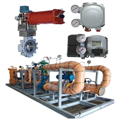 Valve Switching Skid Masoneilan 33000 Stainless Steel Butterfly Valve SVI1000 SVI II SVI3 Valve Positioner BR200 BR400 Amplifier